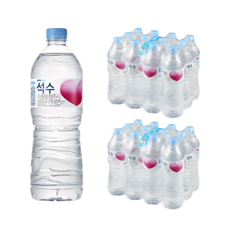 [석수] [하이트진로음료] 석수 생수 모음전(500ML,1L,2L 유/무라벨)