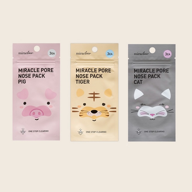 [미라클레어] 미라클 포어 코팩 3매*3ea(호랑이1+고양이1+돼지1)