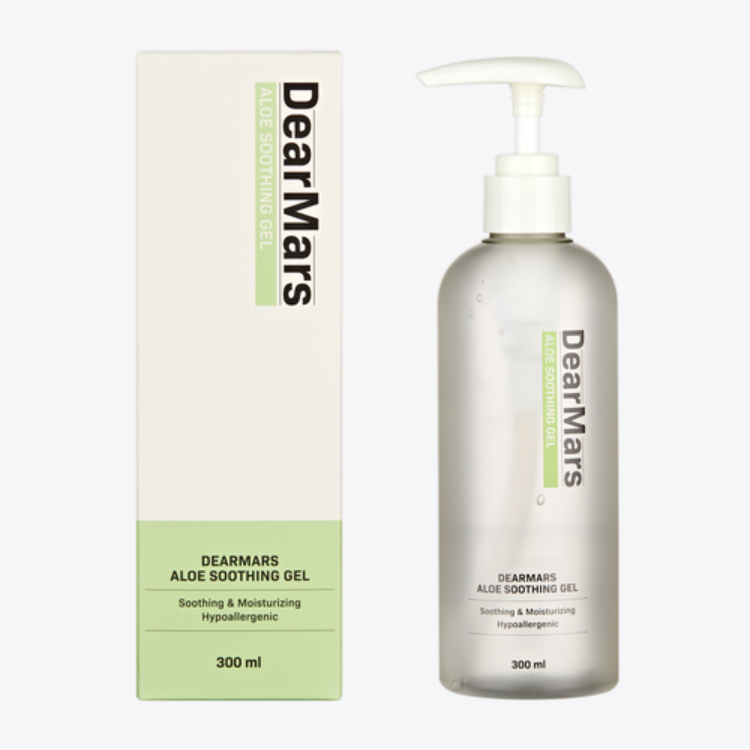 [디어마스] 알로에베라잎 수딩젤 300ml (펌프형/대용량)