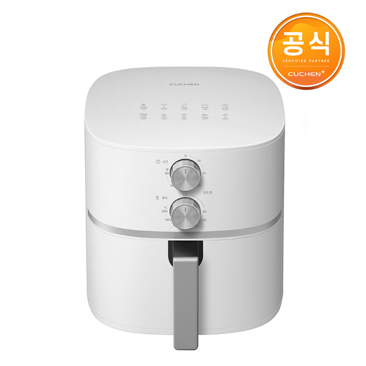 [쿠첸] 가정용 바스켓 에어프라이어 5L 화이트 COV-D050W 
