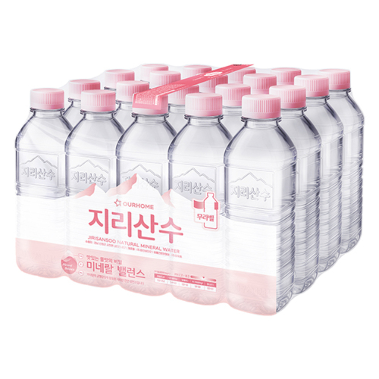 [아워홈] 지리산 500mlx40병 핑크 에디션 생수 샘물 외 3종 선택 당일출고