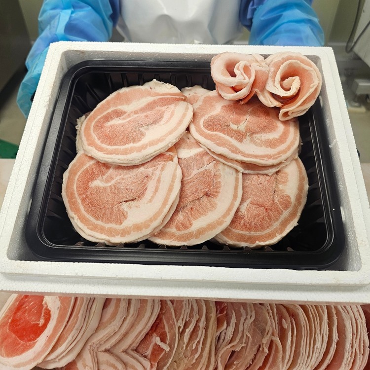 에이징그라운드 대용량 듀록 흑돼지 눈꽃삼겹살 500g