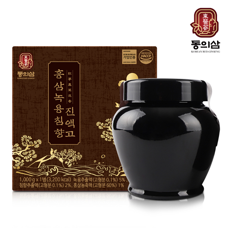 [동의삼] 홍삼녹용침향진액고 1,000g x 1개(단지)