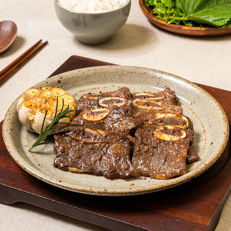 [햇땅] 양념 LA갈비 구이용 500g 소갈비 1팩부터